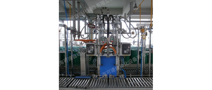 100升苯丙乳液自動(dòng)定位灌裝機(jī)